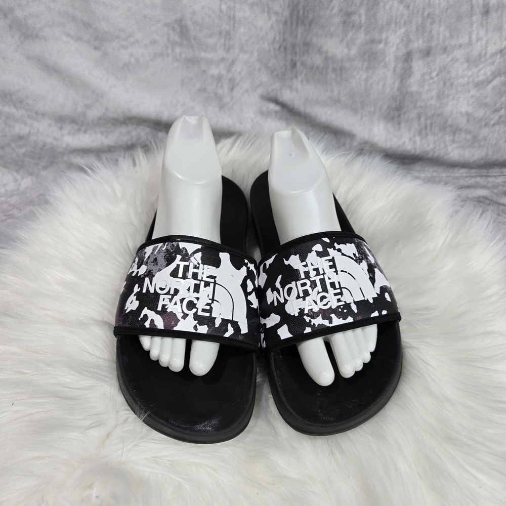 The North Face ' Black & White Slide Sandals